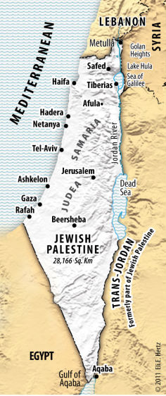 Jewish Palestine, 1922